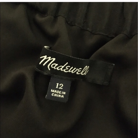 Madewell Off The Shoulder Silk Tie Dress - Picture 8 of 8